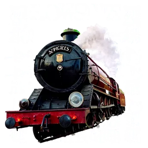 Hogwarts Express Departure PNG Red43