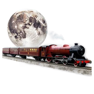 Hogwarts Express Full Moon PNG Nlu83 PNG