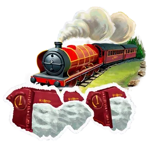 Hogwarts Express Journey Png 06292024 PNG image