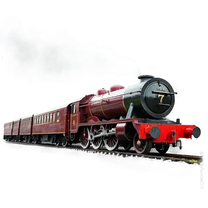 Hogwarts Express Misty Morning PNG 06292024 PNG