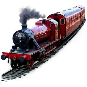 Hogwarts Express Sketch PNG 06292024