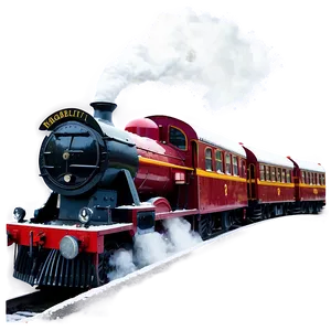 Hogwarts Express Snow PNG 06292024