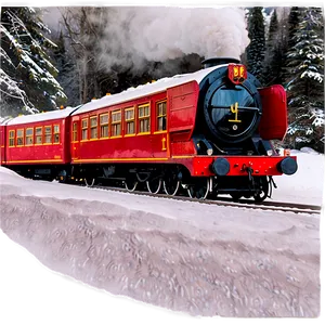 Hogwarts Express Snow PNG Jbi