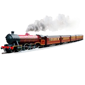 Hogwarts Express Steam Train Png 06292024 PNG image