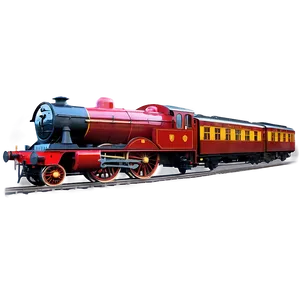 Hogwarts Express Sunrise PNG Agk