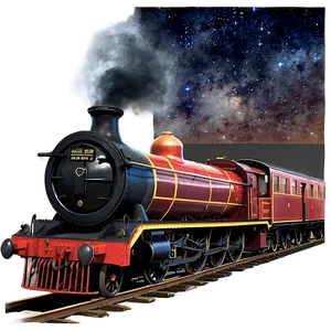 Hogwarts Express Under Stars PNG 16 PNG