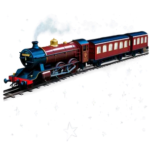 Hogwarts Express Under Stars PNG Gxd PNG