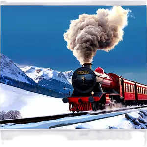 Hogwarts Express Winter Journey Png Afy PNG image