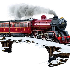 Hogwarts Express Winter PNG 27
