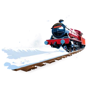 Hogwarts Express Winter PNG Bss