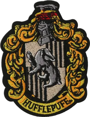 Hogwarts_ Hufflepuff_ Crest_ Embroidery PNG image