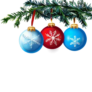 Holiday Baubles PNG 70
