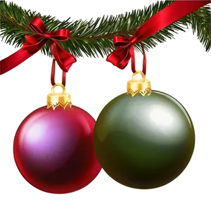 Holiday Baubles PNG 96