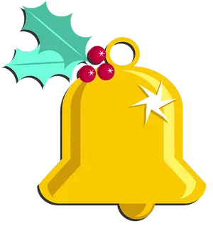 Holiday Bell Graphic PNG image