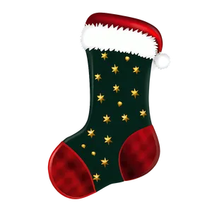Holiday Christmas Stocking PNG Efl