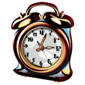 Holiday Clock Clipart PNG 06262024 PNG
