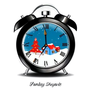 Holiday Clock Clipart PNG Pys PNG