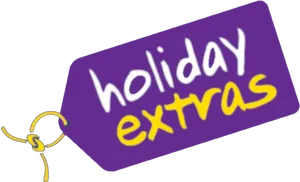 Holiday Extras Luggage Tag PNG image