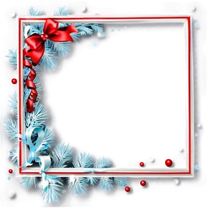 Holiday Frame Design PNG Pej