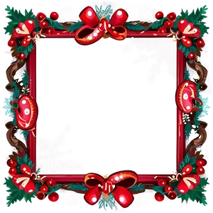 Holiday Frame Design PNG Sis