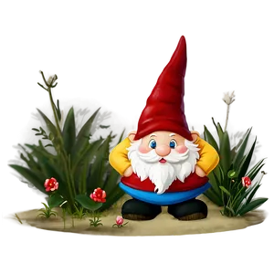 Holiday Garden Gnome Png 06132024 PNG image