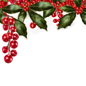 Holiday Holly Berries Png 05032024 PNG image