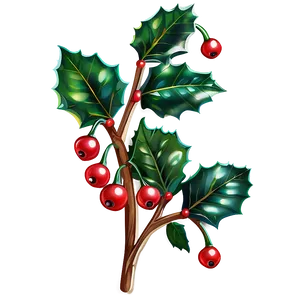 Holiday Holly Berries PNG Hqf41