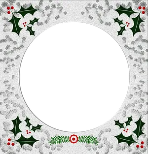 Holiday Holly Frame