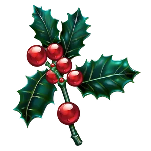 Holiday Holly Png 05252024 PNG image