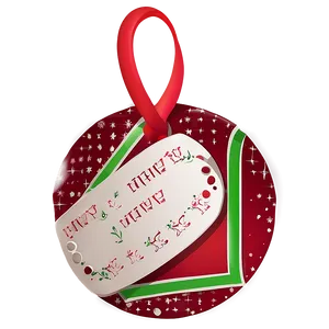 Holiday Joy Gift Tag Png 87 PNG image