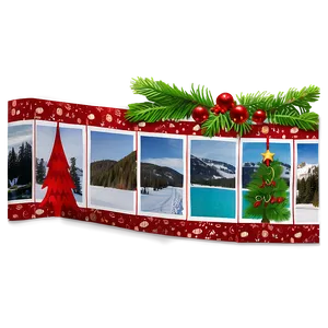 Holiday Memories Photo Strip Png 66 PNG image