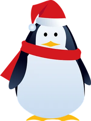Holiday Penguin Cartoon PNG image
