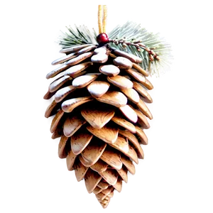Holiday Pinecone Crafts PNG Sva41 PNG