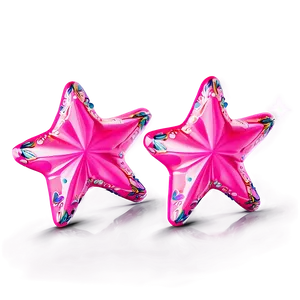 Holiday Pink Stars PNG Gig PNG