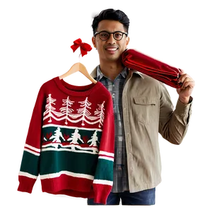 Holiday Red Sweater PNG Ouk60