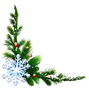 Holiday Snow Border Png 06282024 PNG image