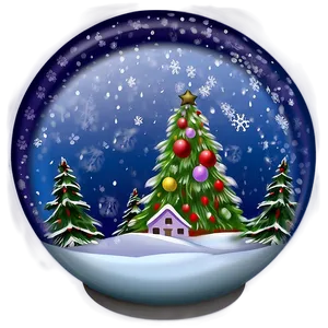 Holiday Snow Globe PNG Wxs PNG