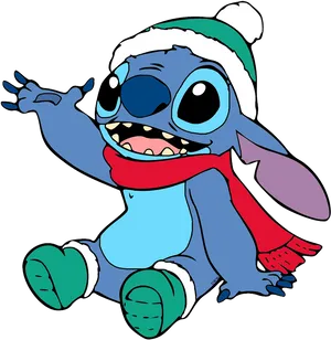 Holiday Stitch Cartoon