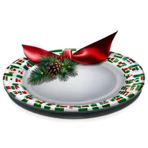 Holiday Theme Plates PNG 06212024