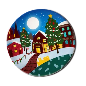 Holiday Themed Coaster PNG 55