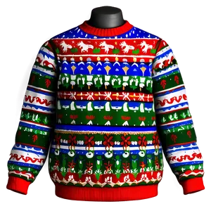 Holiday-themed Ugly Sweater PNG 06122024 PNG