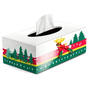 Holiday Tissue Box PNG 06132024