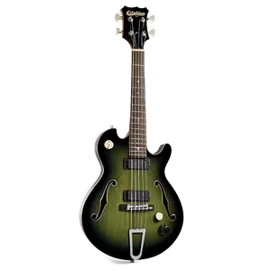 Hollow Body Bass Guitar PNG 06202024 PNG