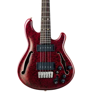 Hollow Body Bass Guitar PNG 06202024 PNG