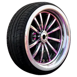 Hollow Spoke Car Wheel PNG Kmx PNG