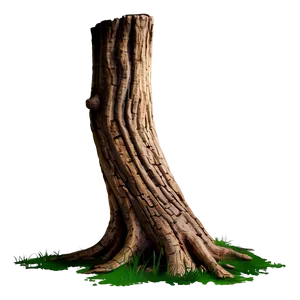 Hollow Tree Trunk PNG 05242024