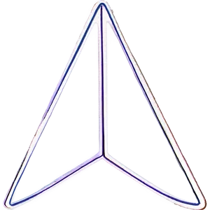 Hollow Triangle Outline Png 27 PNG image