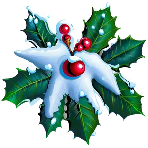Holly And Snow PNG 72 PNG