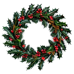 Holly Berry Wreath Png 85 PNG image