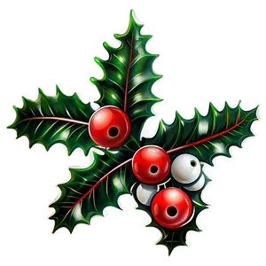 Holly Bouquet Png 05252024 PNG image